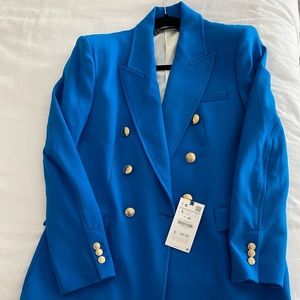 Zara Blazer | Cerulean Blue | NWT